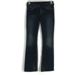 Silver Womens Jeans Size 26 Dark Wash Tuesday